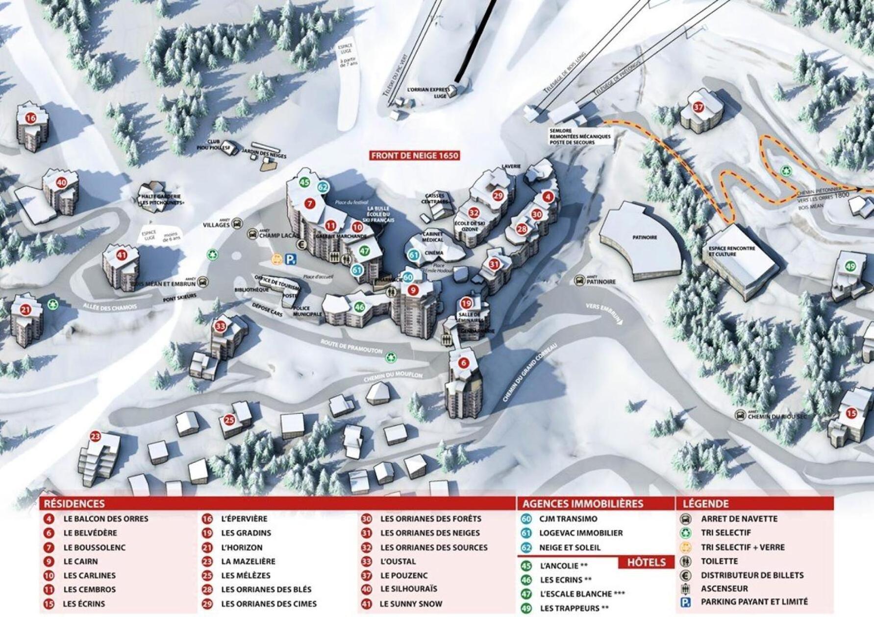 Residence Orr Des Neiges - Studio 2 Personnes Coeur De Station Refait A Neuf Mae-6644 Les Orres Eksteriør billede
